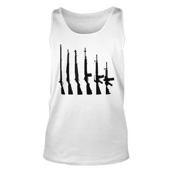 Evolution Of The Us Service Rifle Unisex Tank Top - Monsterry DE