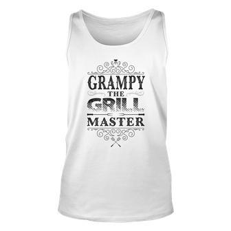 Family Fathers Day Grampy The Grill Master Men Unisex Tank Top | Mazezy
