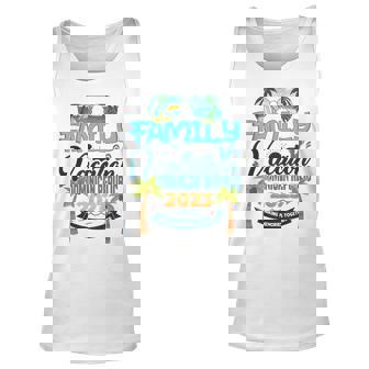 Family Vacation Dominican Republic 2023 Matching Vacation Unisex Tank Top - Seseable