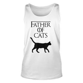 Father Of Cats Fur Dad Cat Lover S500191 Tank Top | Mazezy