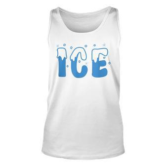 Fire And Ice Last Minute Halloween Matching Couple Costume Tank Top | Mazezy