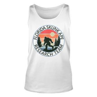 Florida Skunk Ape Research Team Fun Camping Hiking Outdoors  Gift For Women Unisex Tank Top