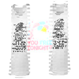 You Free Tonight Independence Day 4Th Of July American Eagle Tank Top | Mazezy
