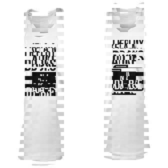 Funny Dad Jokes I Keep All My Dad Jokes Father Gift Unisex Tank Top | Mazezy