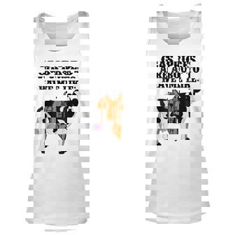 Funny Dairy Cow Gas Prices Are About To Have Me Like Unisex Tank Top | Mazezy