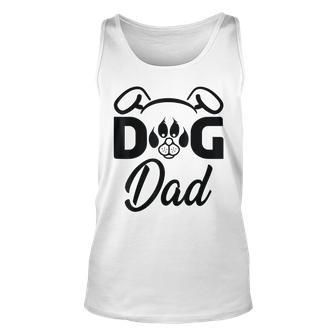 Funny Dog Best Dog Dad Ever Funny Dog Fathers Day Unisex Tank Top | Mazezy