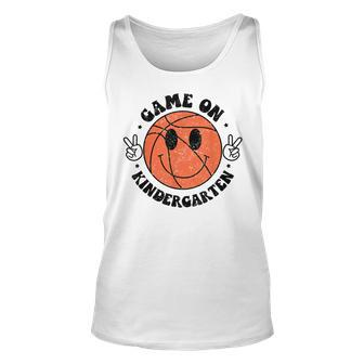 Game On Kindergarten Basketball First Day Of School Tank Top - Monsterry