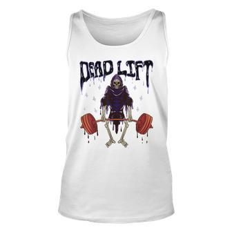 Gym Grim Reaper Deadlift Workout Occult Reaper Tank Top | Mazezy CA