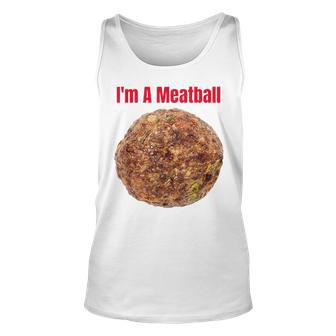 Funny Halloween Meatball Halloween Funny Gifts Unisex Tank Top | Mazezy