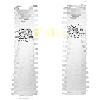 Social Worker Ghost Spooky Season Halloween Costume Tank Top - Thegiftio