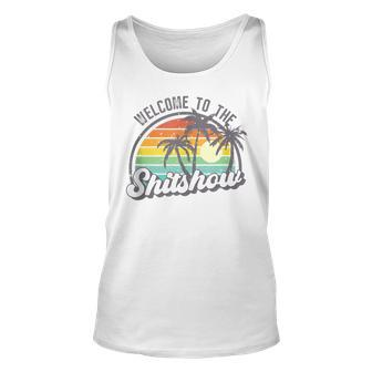 Funny Welcome To The Shitshow Meme Unisex Tank Top - Seseable