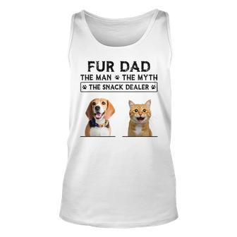 Fur Dad The Man The Myth The Snack Dealer Unisex Tank Top | Mazezy