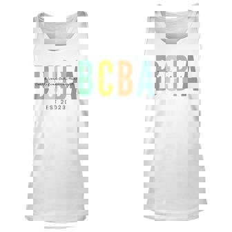 Future Behavior Analyst Bcba In Progress Training Est 2023 Unisex Tank Top | Mazezy