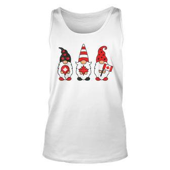 Gnomies Canada Maple Leaf Vintage Canadian Flag Canada Day Unisex Tank Top - Monsterry
