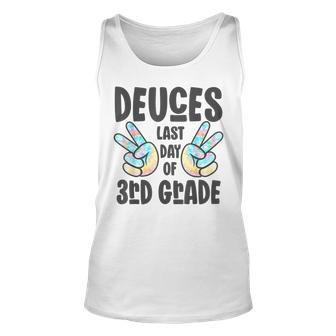 Goodbye Peace Out 3Rd Grade Deuces Last Day Of 3Rd Grade Unisex Tank Top | Mazezy UK