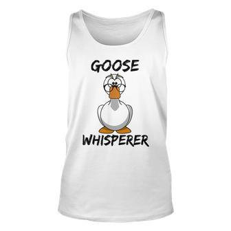 Goose Whisperer - Geese Hunting Stocking Stuffer Gifts Unisex Tank Top | Mazezy CA