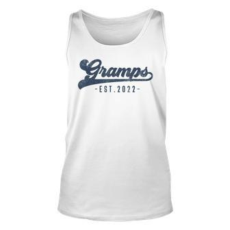 Gramps Est 2022 Gramps To Be Gifts New Grandpa Unisex Tank Top | Mazezy CA
