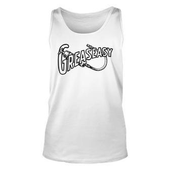 Greaseasy Brand Grease Guns Unisex Tank Top | Mazezy