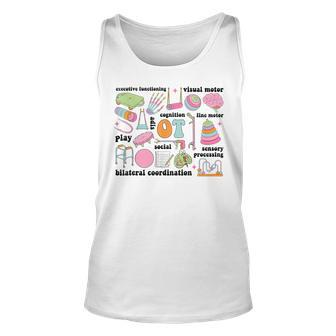 Groovy Pediatric Occupational Therapy Therapist Ot Assistant Tank Top | Mazezy