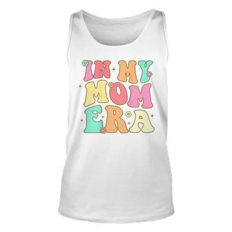 Groovy Retro In My Mom Era Cool-Moms Club On Back Costume Unisex Tank Top - Seseable