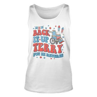 Groovy Back Up Terry Put It In Reverse Firework 4Th Of July IT Tank Top | Mazezy
