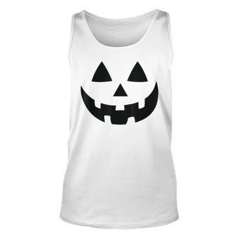 Halloween Costume Jack O Lantern Scary Pumpkin Face Spooky Tank Top - Thegiftio UK