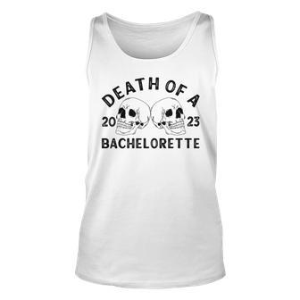 Halloween Death Of Bachelorette 2023 Skulls Bachelorette Tank Top | Mazezy