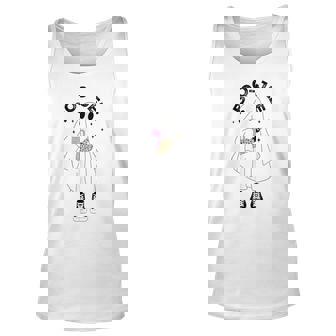 Halloween Spooky Season Cute Ghost Boujee Boo-Jee Tank Top | Mazezy