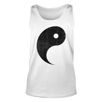 Halloween Yang And Yin Matching Couples Black Costume Gift For Women Unisex Tank Top - Thegiftio UK