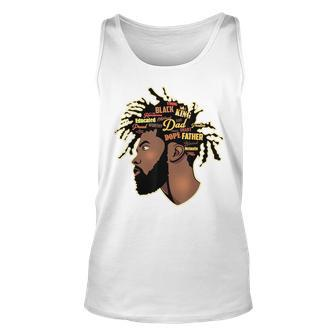 Happy Fathers Day Black African American Dad Junenth Unisex Tank Top | Mazezy