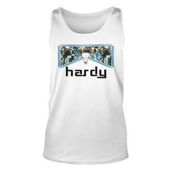 Hardy Bull Skull Music Western Tank Top | Mazezy