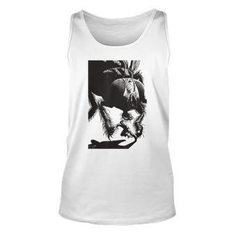 Horror Movie Monster Insect Giant Fly Vintage Halloween Halloween Tank Top | Mazezy