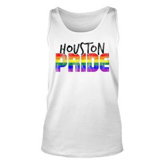 Houston Pride Lgbt Flag Unisex Tank Top | Mazezy