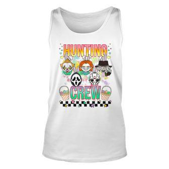 Hunting Crew Prepare To Dye Retro Easter Horror Easter Hunting Tank Top | Mazezy