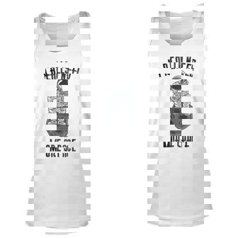 I Really Need More Space Astronaut Sitting On A Moon Unisex Tank Top - Thegiftio UK