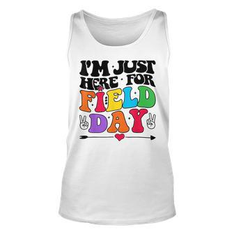 Im Just Here For Field Day Happy Last Day Of School 2023 Unisex Tank Top | Mazezy AU