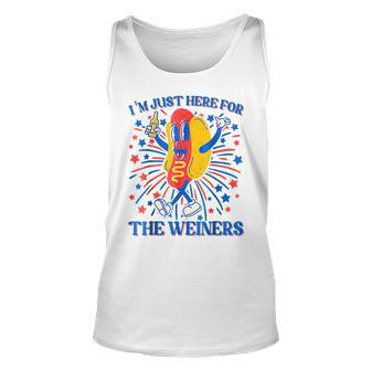 Im Just Here For The Wieners Funny 4Th Of July Wieners Unisex Tank Top - Monsterry AU