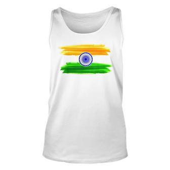 India Independence Day 15 August 1947 Indian Flag Patriotic Unisex Tank Top - Monsterry UK