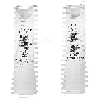 It's Fine I'm Fine Everything Is Fine Cat Tank Top | Mazezy
