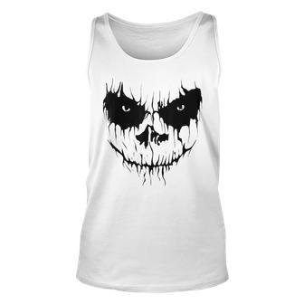 Jack O Latern Halloween Skull Horror Scary Skulls Halloween Skull Tank Top | Mazezy UK