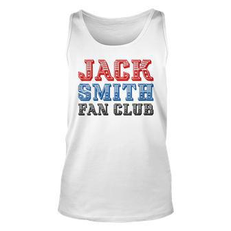 Jack Smith Fan Club Retro Usa Flag American Funny Political Unisex Tank Top - Monsterry