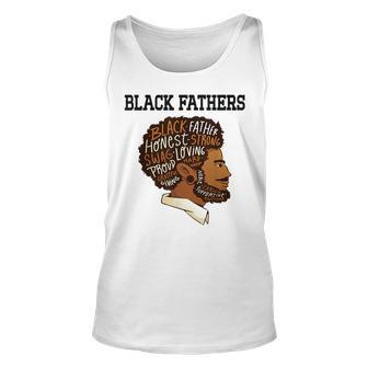 Junenth Black Fathers Matter Fathers Day Pride Dad Black Unisex Tank Top | Mazezy
