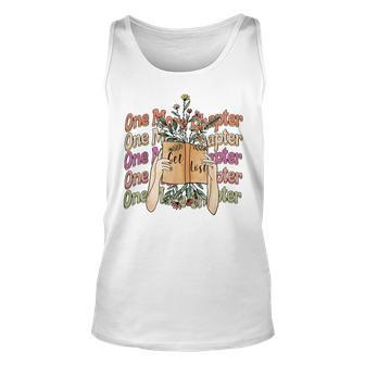 Just One More Chapter Bookworm Book Lover Nerd Reading Reading Tank Top | Mazezy