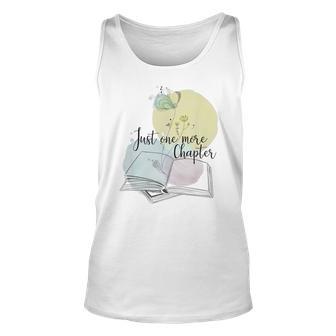 Just One More Chapter Gift For Women Unisex Tank Top - Thegiftio UK