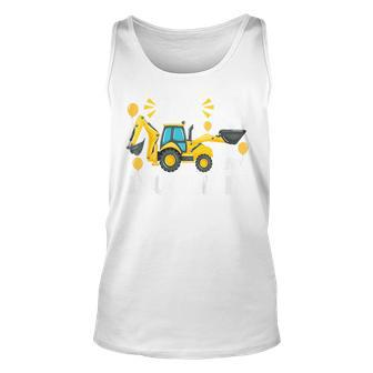 Kids Im 3 And Digging It Construction Excavator 3Rd Birthday IT Tank Top | Mazezy