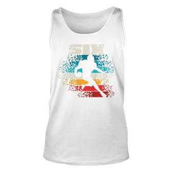 Kids 6 Year Old 6Th Vintage Retro Football Birthday Party Unisex Tank Top | Mazezy