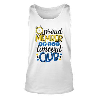 Kids Baby Boy Son Toddler Proud Member Of The Timeout Club Tank Top