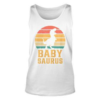 Kids Baby Saurus Newborn Baby Dino Baby Dinosaur Babysaurus Tank Top | Mazezy