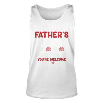 Kids Im Your Fathers Day Funny Boys Girls Kids Toddlers Unisex Tank Top | Mazezy