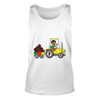 Kids Junenth 1865 Boy In Tractor Funny Toddler Boys Fist Unisex Tank Top | Mazezy